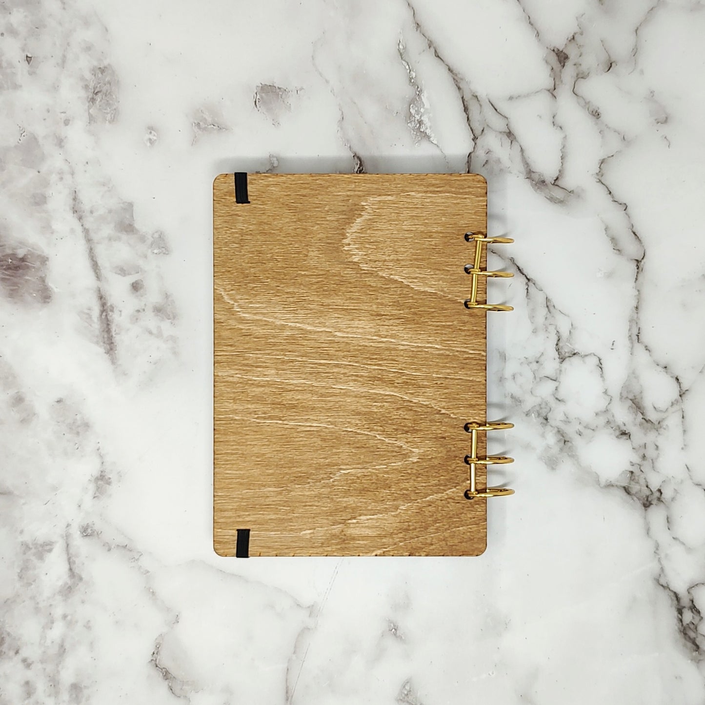 A5 Size - Butterfly Moon Wooden Notebook