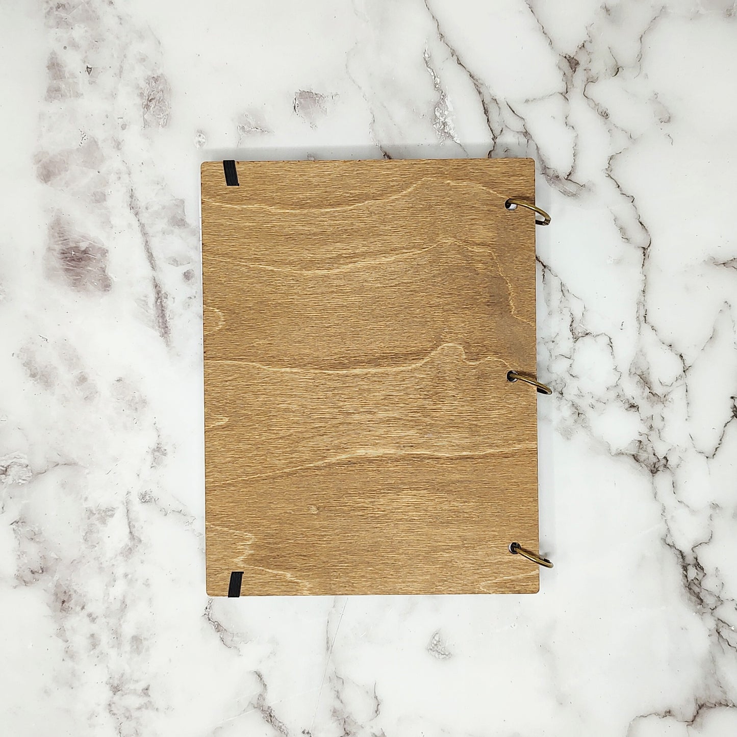 Large Size - Butterfly Moon Wooden Notebook