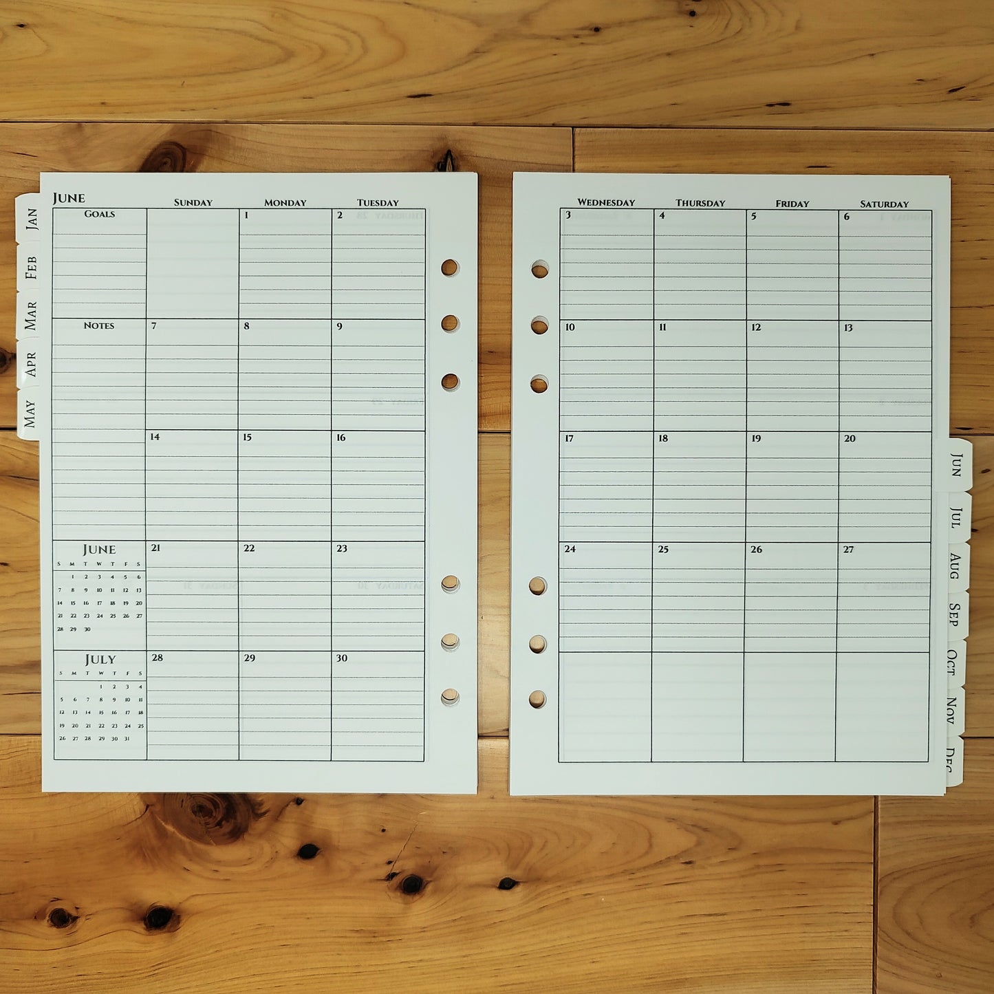 Planner Pages A5