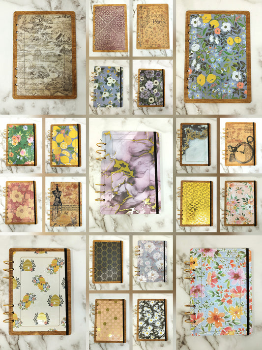 Paper Front A5 Wooden Notebook