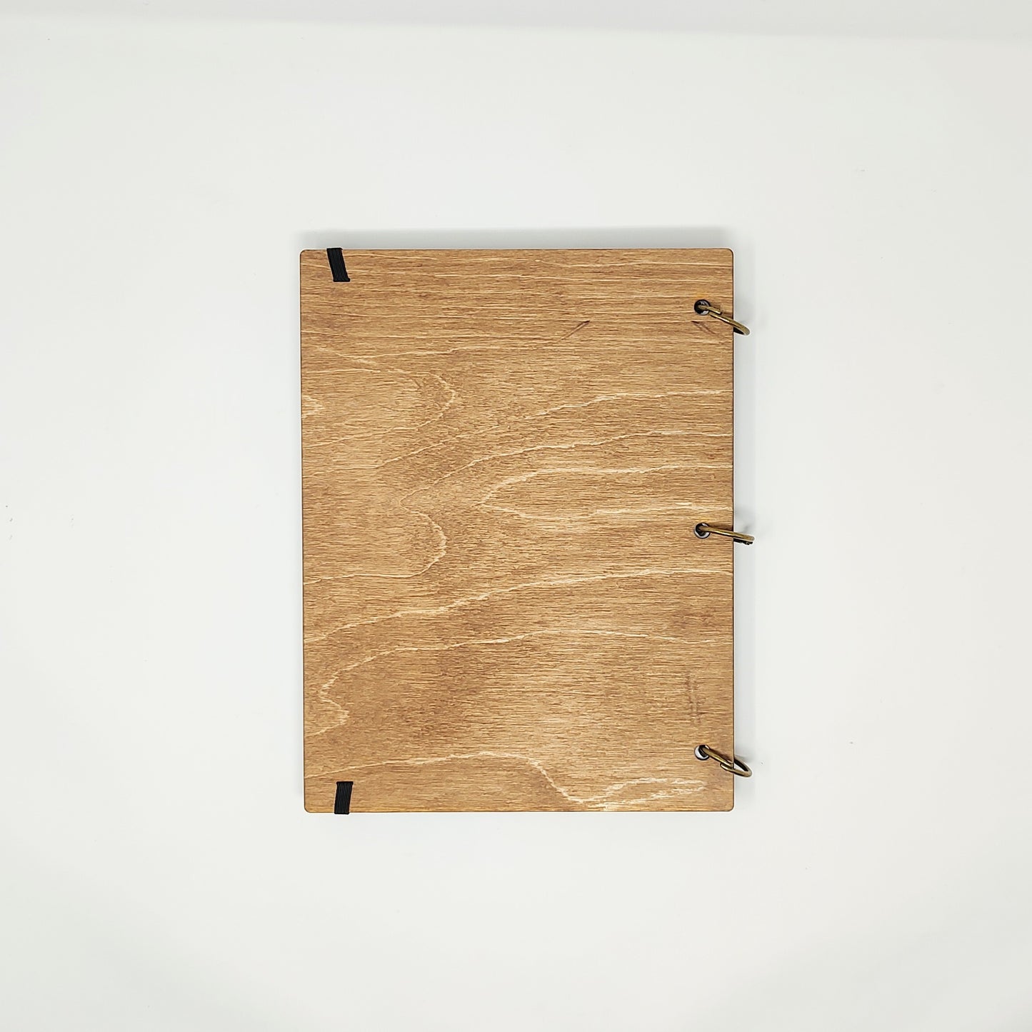 FULL Size - White and Gold Wing Wooden Notebook