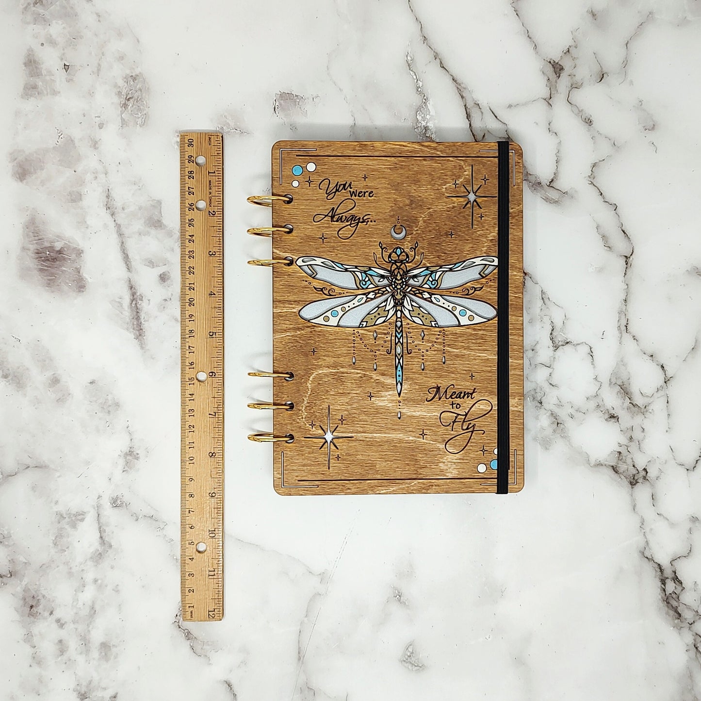 *NEW Version* Dragonfly A5 Wooden Notebook