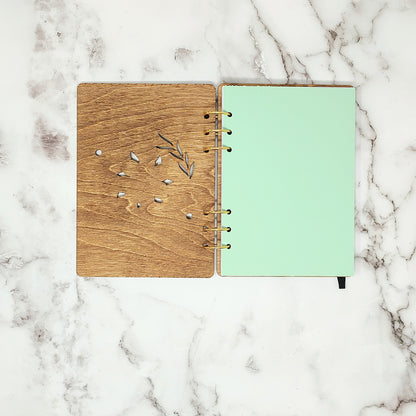 A5 Size - You are my Sunshine Wooden Notebook