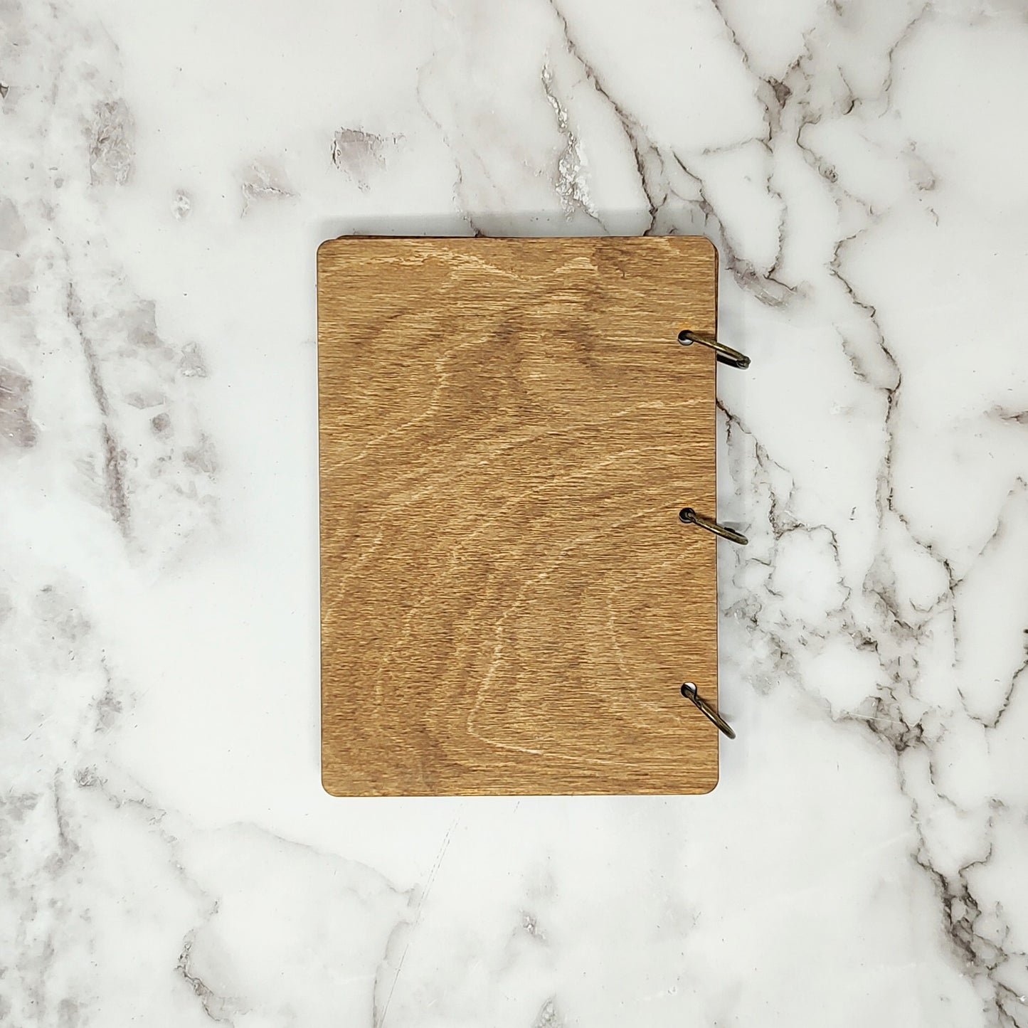 *3 Hole Punch* Create the Future A5 Wooden Notebook