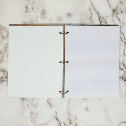 Large Size - You are my Sunshine Wooden Notebook