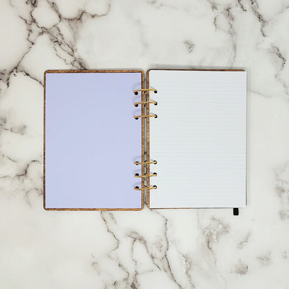 A5 Size - Hoarding Yarn Wooden Notebook