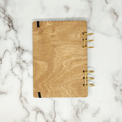 A5 Size - Hoarding Yarn Wooden Notebook