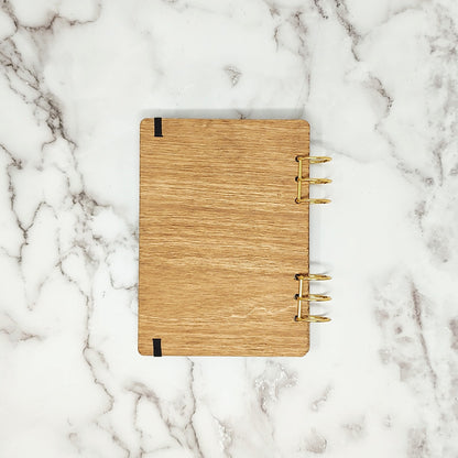 A5 Size - Small Business Big Dreams Wooden Notebook