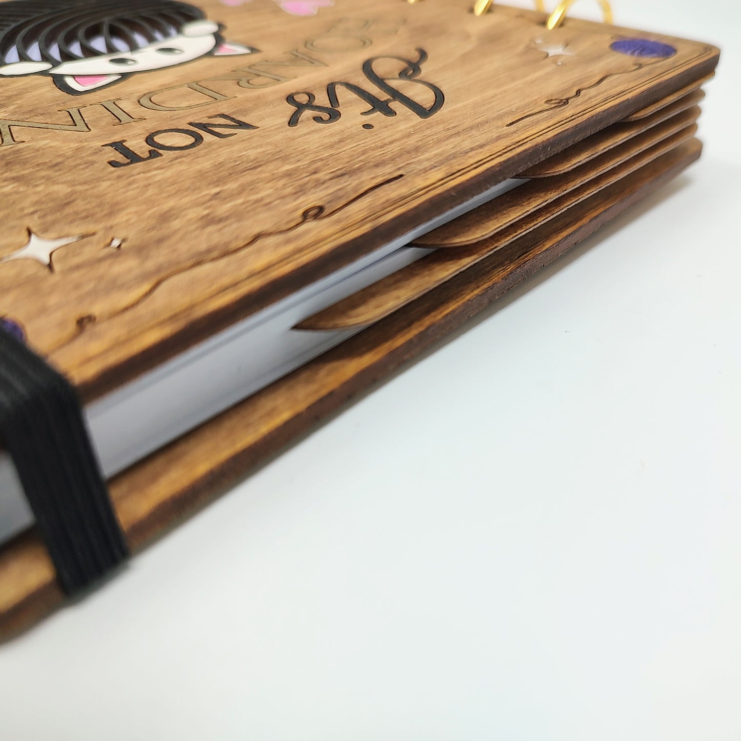 A5 Wooden Planner Tabs - Set of 5