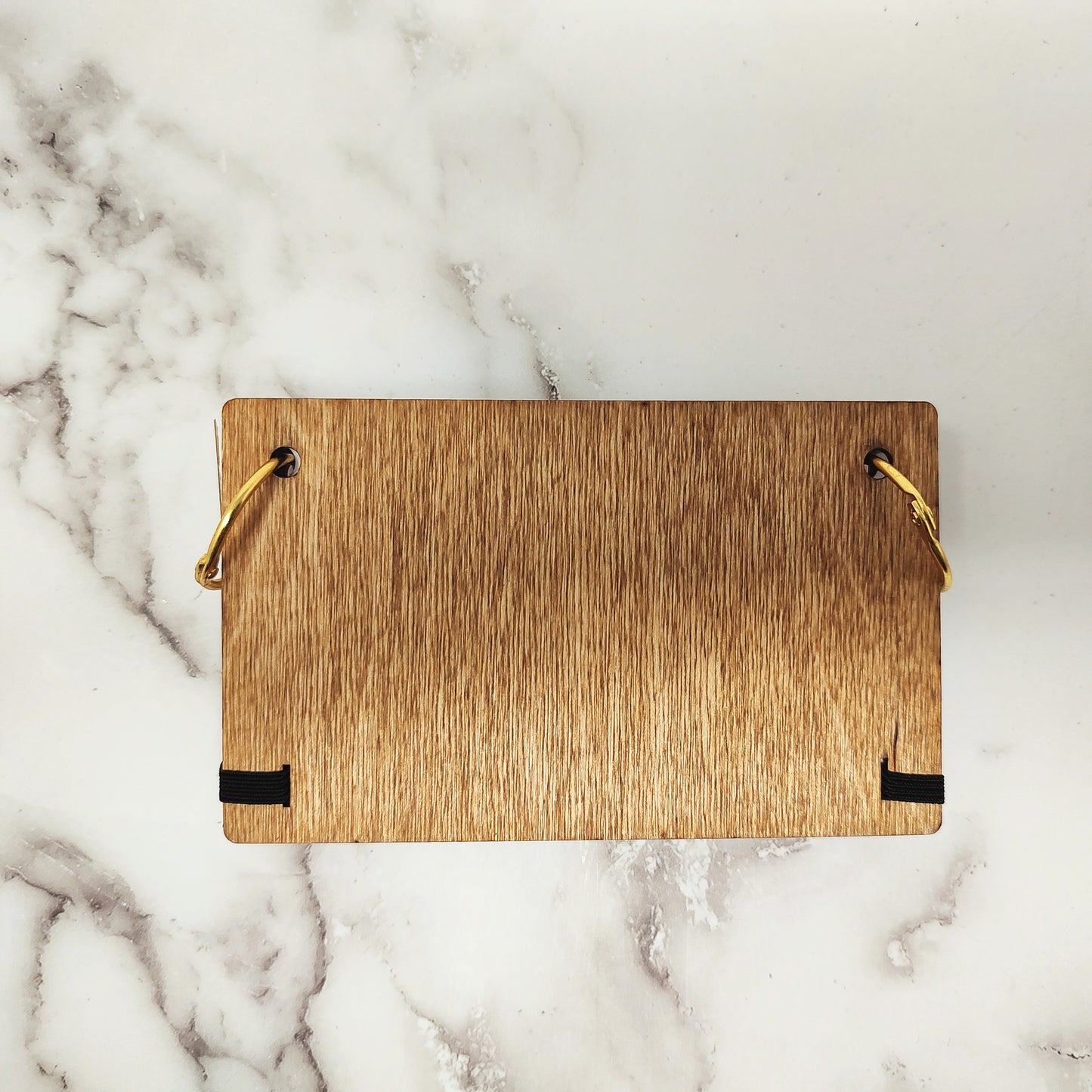 Fabric Index Card Wooden Notebooks