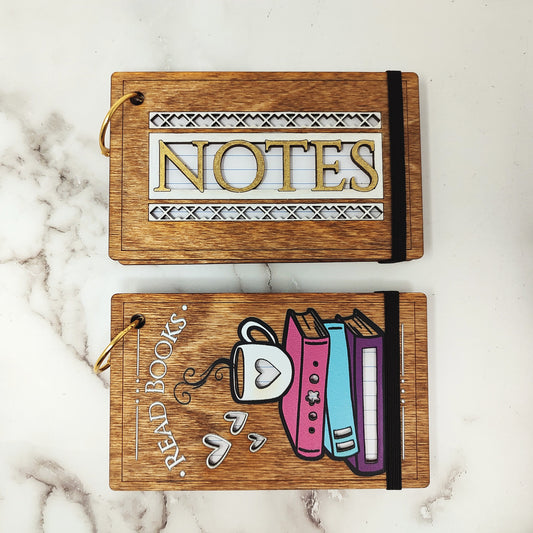 Wooden Index Card Notebooks