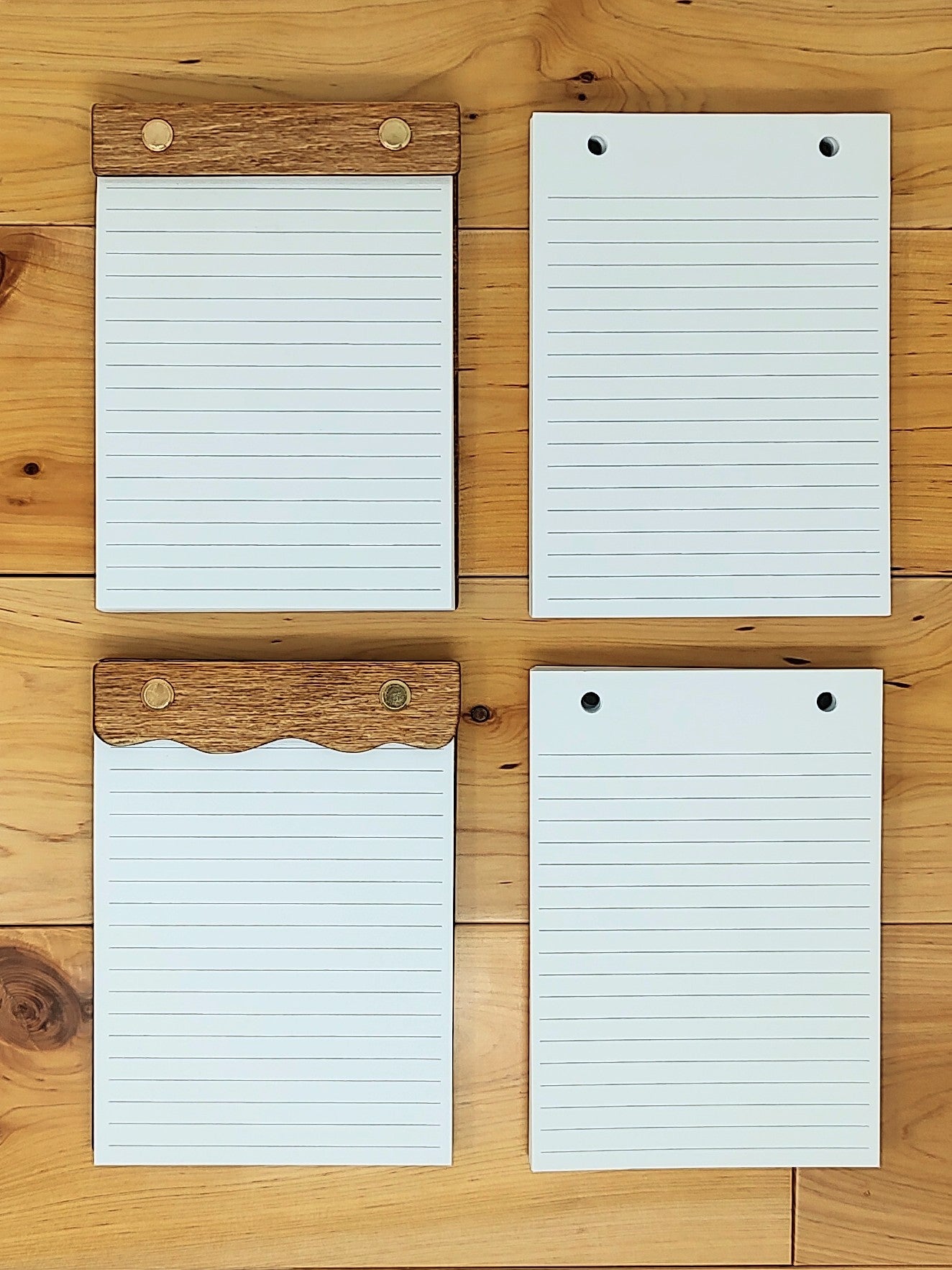 Refillable Wooden Notepad