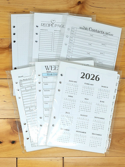 Planner Pages A5