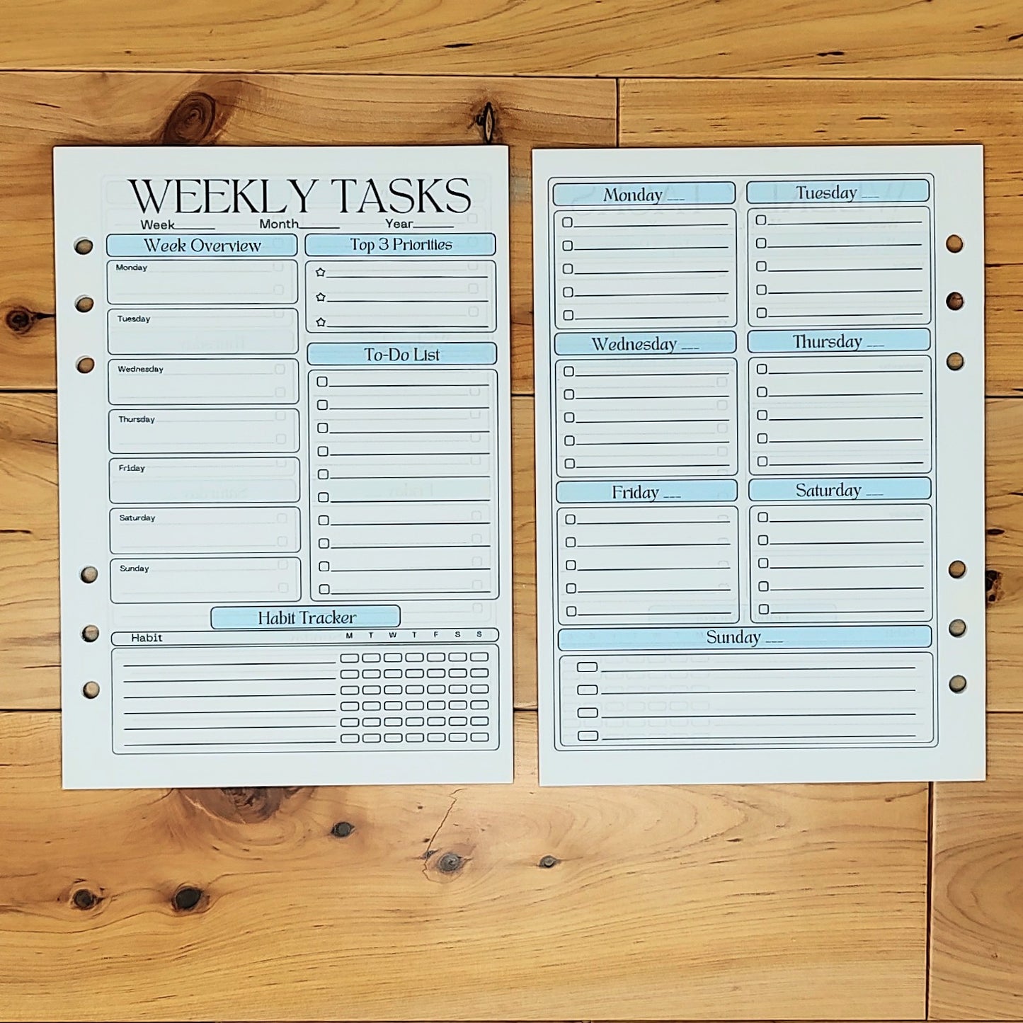 Planner Pages A5