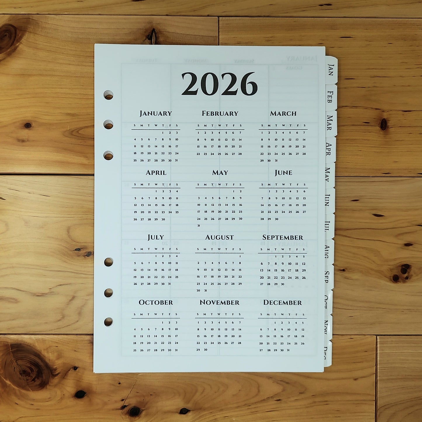 Planner Pages A5