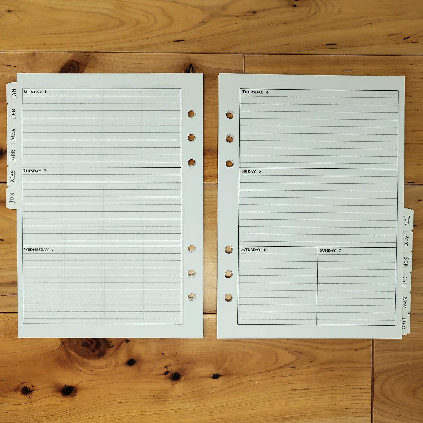 Planner Pages A5