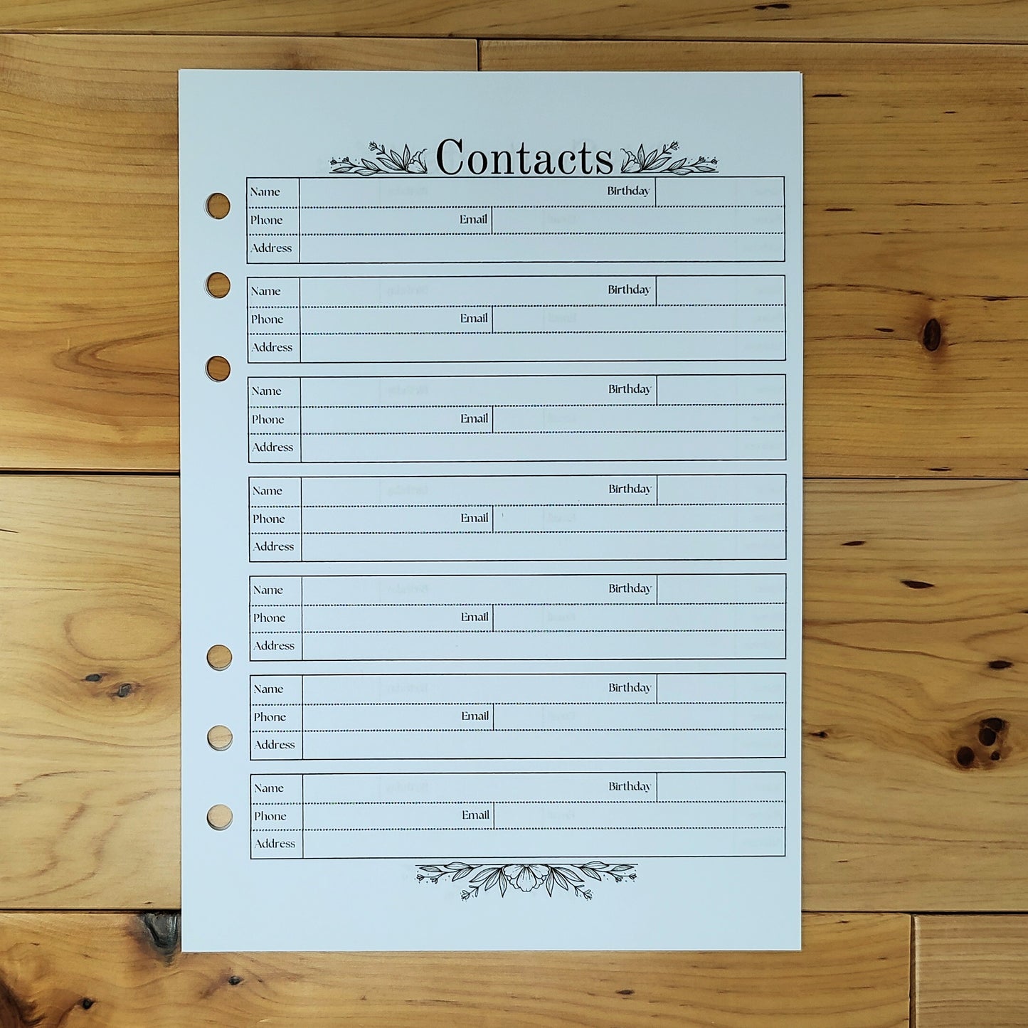 Planner Pages A5