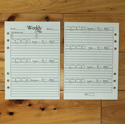 Planner Pages A5