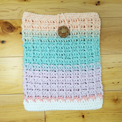 Waffle Crochet Book Sleeve