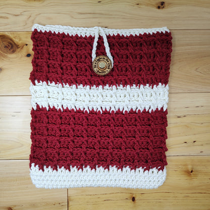 Waffle Crochet Book Sleeve