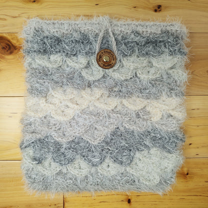 Crocodile Crochet Book Sleeve