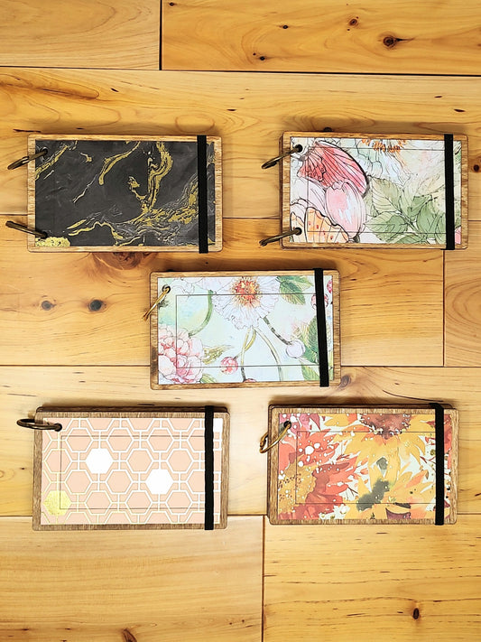 Index Card Wooden Notebooks - Limited