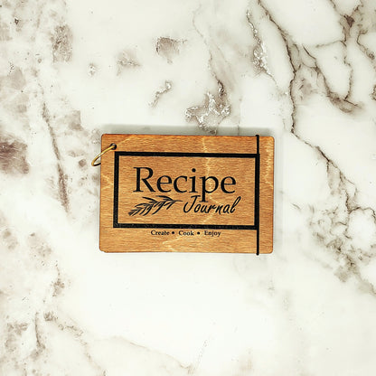 Wooden Index Card Notebooks - 4x6 Size